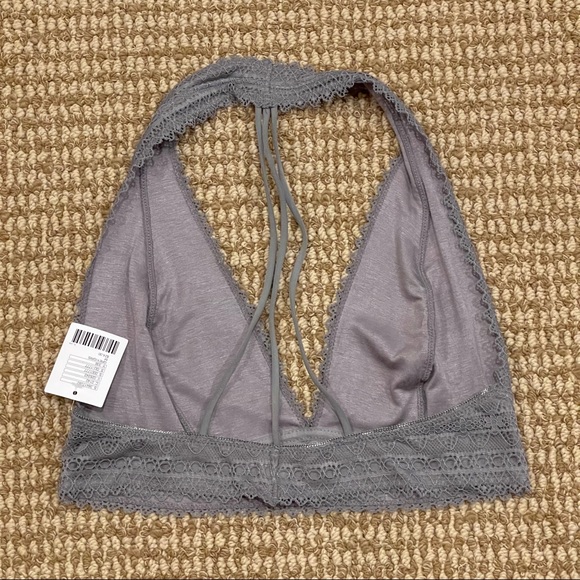 Urban Outfitters Out From Under Halter Lace 3-Strap Back Bralette Medium NWT - Picture 7 of 8